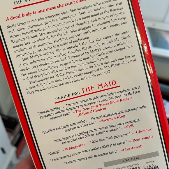 “The Maid” by Nita Prose paperback book - Picture 4 of 4